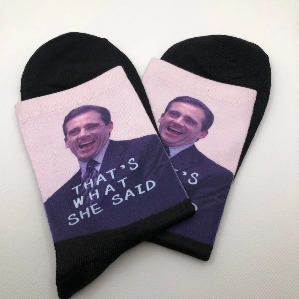 Michael Scott Thats What She Said Socks The Office